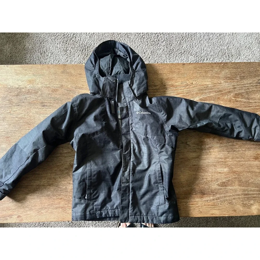 Columbia Youth Size Small / 8 Omniheat Jacket Zipper Outerwear Winter Coat EUC‎